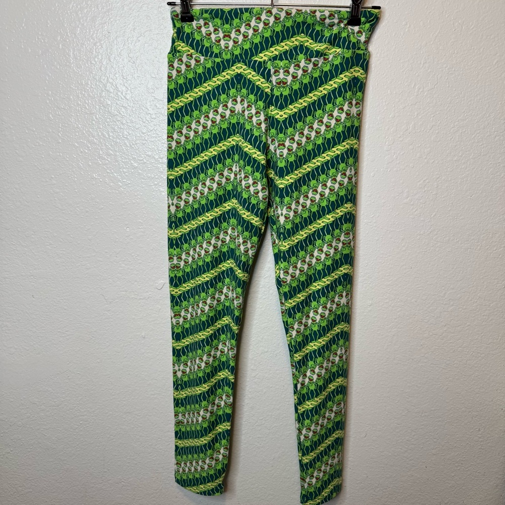LuLaRoe Kermit The Frog Muppets Leggings One Size
